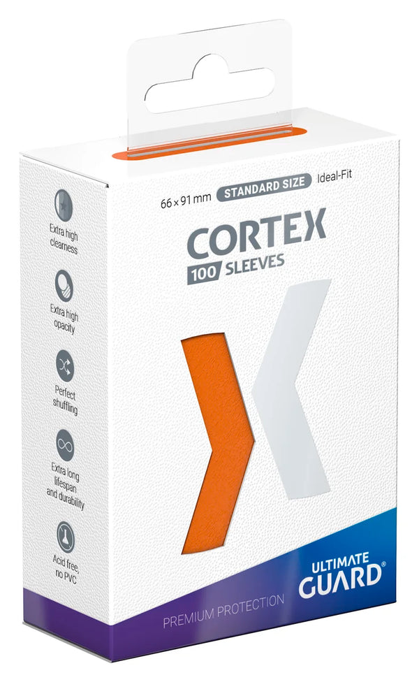 Cortex Sleeves Standard Size (100) - Glossy Poppy Topaz