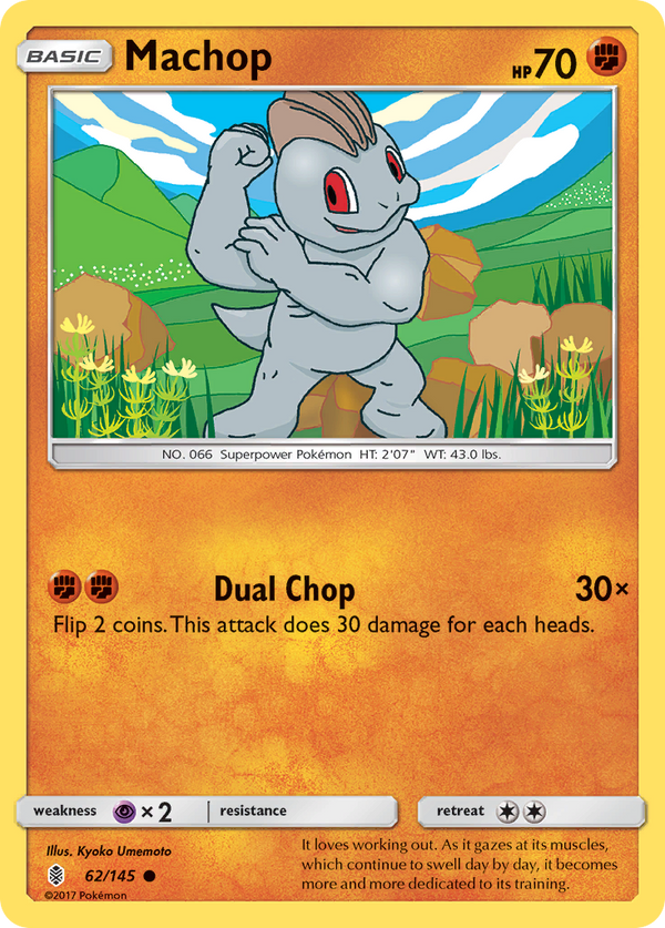 Machop (62/145) [Sun & Moon: Guardians Rising]