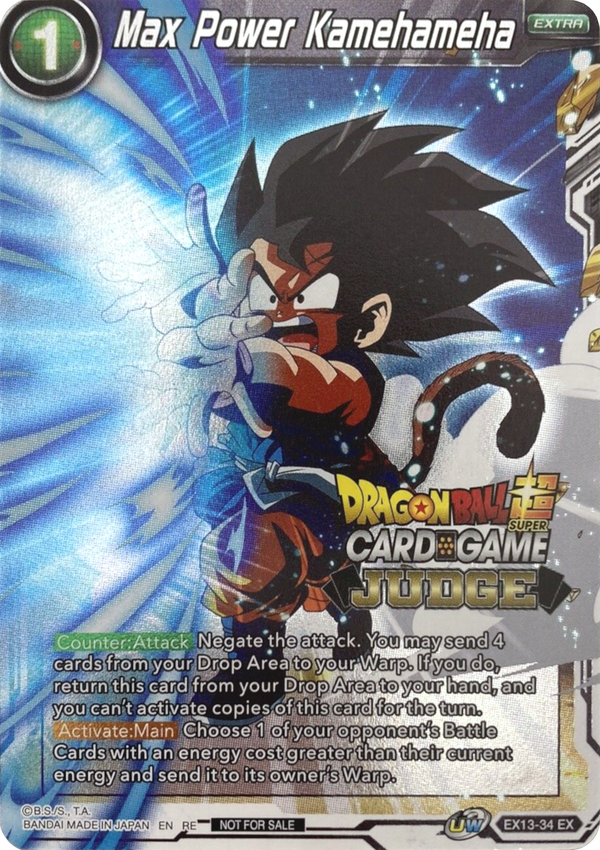 Max Power Kamehameha (Judge) (EX13-34) [Tournament Promotion Cards]