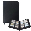 4-Pocket Toploader Binder (Black, 128 Slots)