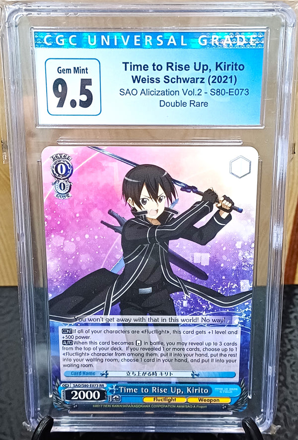 Time to Rise Up, Kirito (SAO/S80-E073) | SAO Alicization Vol.2 [CGC 9.5]