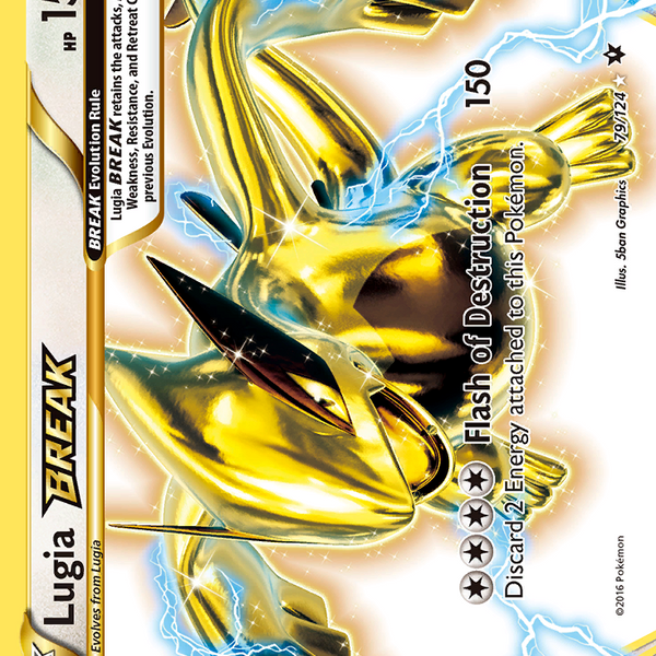 2016 lugia pokemon card Lugia BREAK (79/124) [XY: Fates Collide]