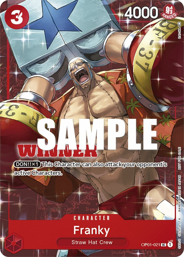 Franky (Tournament Pack Vol. 2) [Winner] [One Piece Promotion Cards]