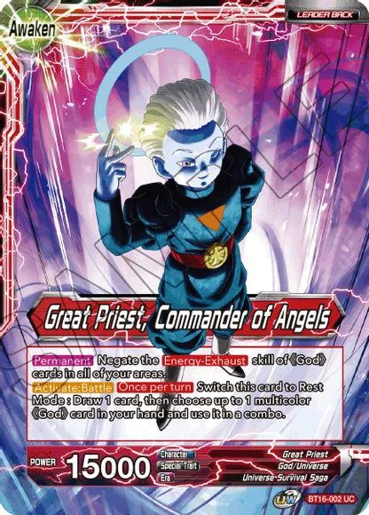 Great Priest // Great Priest, Commander of Angels (BT16-002) [Realm of the Gods]