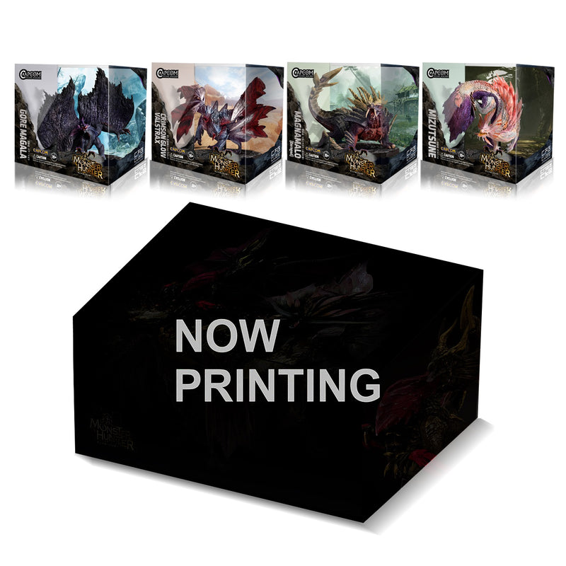 Monster Hunter 4PC Box (Gore Magala/Crimson Glow Valstrax/Magnamalo(Enraged)/Mizutsune) | Capcom Figure Builder Cube