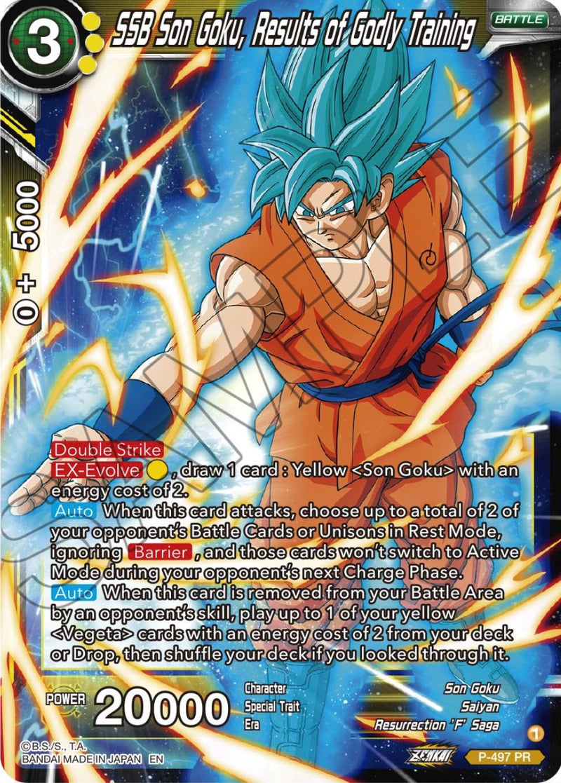 SSB Son Goku, Results of Godly Training (P-497) [Promotion Cards]