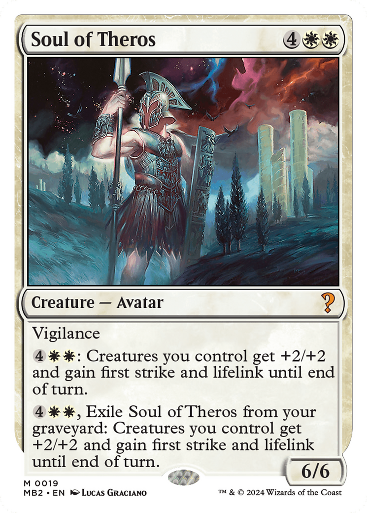 Soul of Theros (White Border) [Mystery Booster 2]