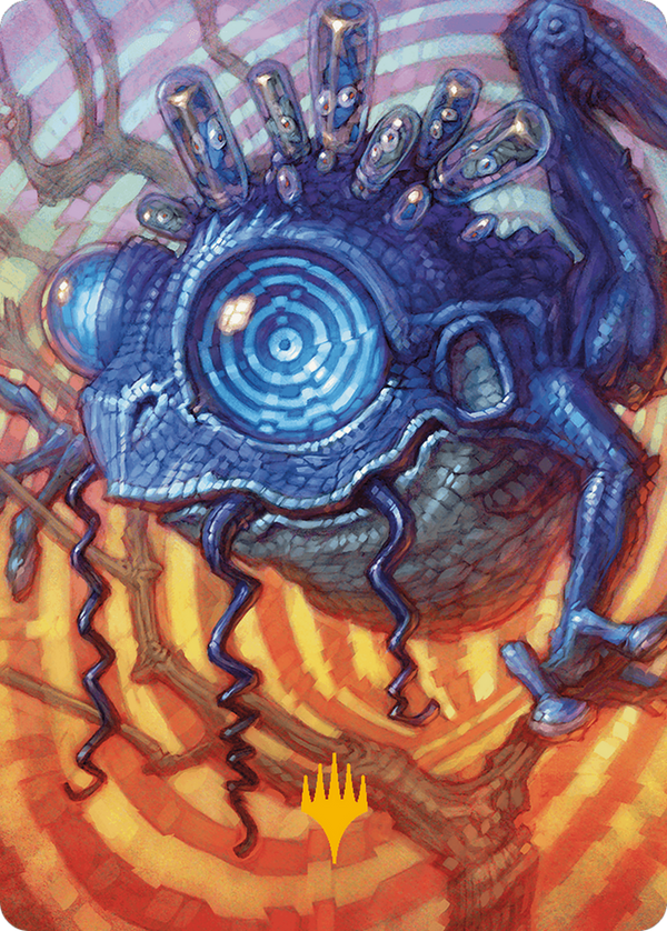 Psychic Frog Art Card (Gold-Stamped Planeswalker Symbol) [Modern Horizons 3 Art Series]
