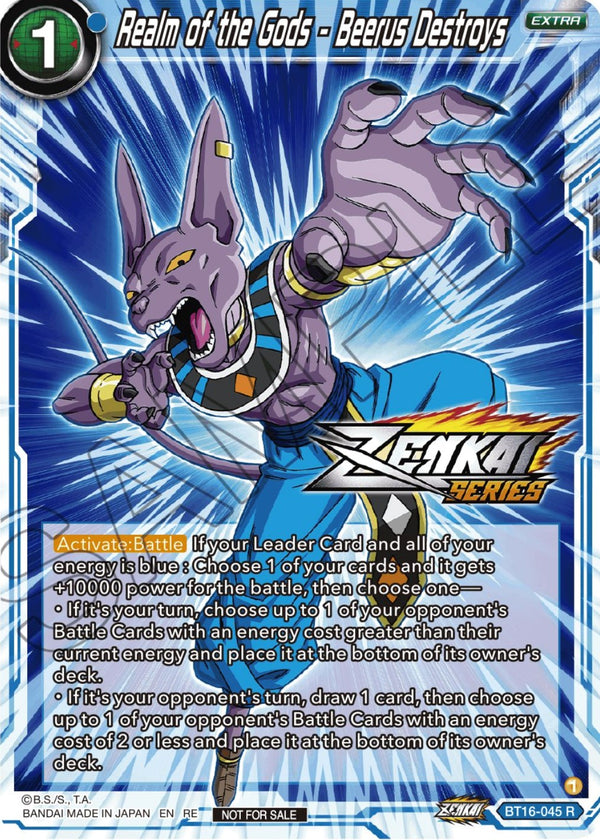 Realm of the Gods - Beerus Destroys (Event Pack 12) (BT16-045) [Tournament Promotion Cards]