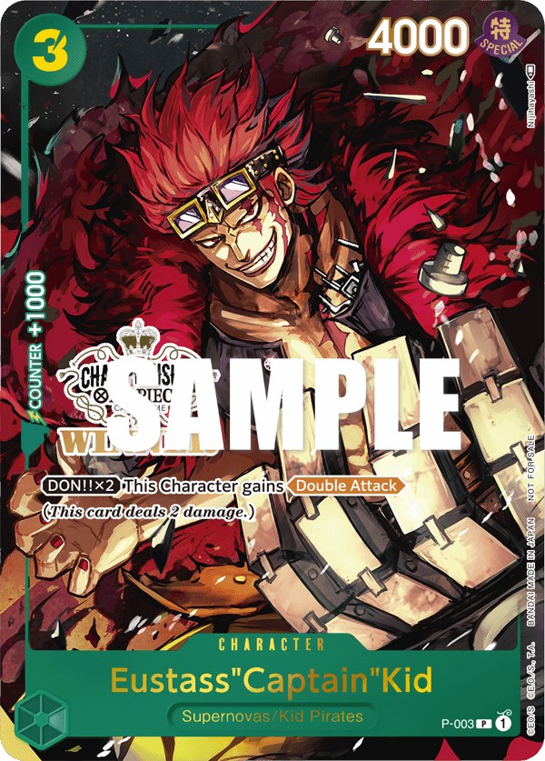 Eustass"Captain"Kid (Store Championship Vol. 2) [Winner] [One Piece Promotion Cards]