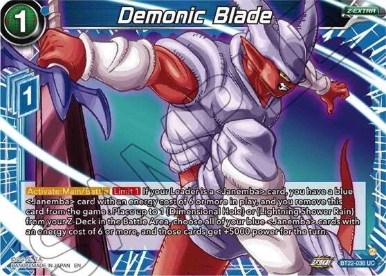 Demonic Blade (BT22-036) [Critical Blow]