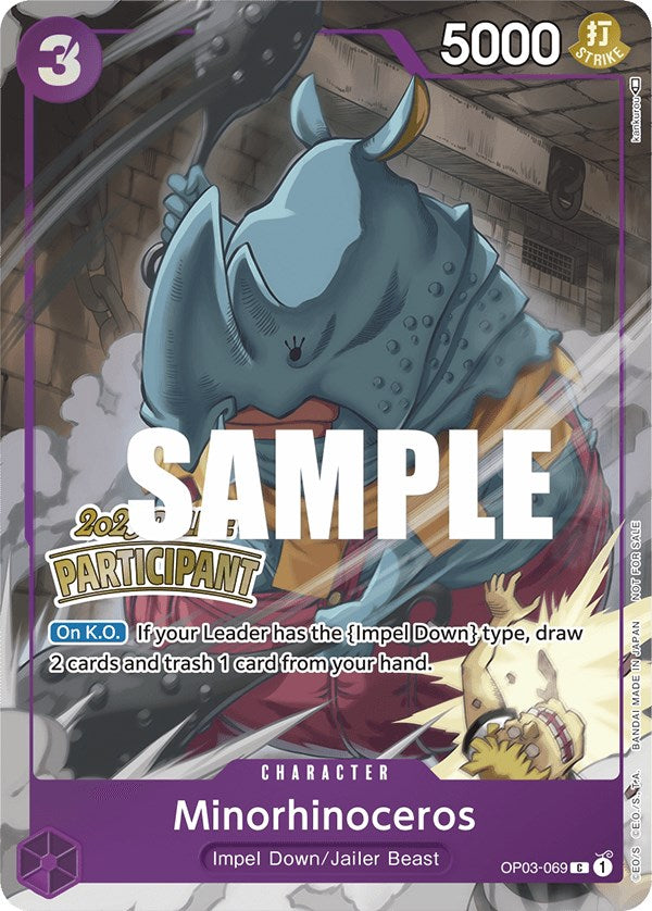 Minorhinoceros (Online Regional 2023) [Participant] [One Piece Promotion Cards]