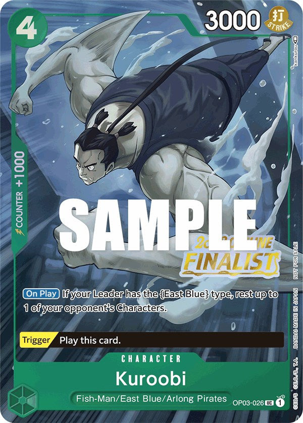 Kuroobi (Offline Regional 2023) [Finalist] [One Piece Promotion Cards]