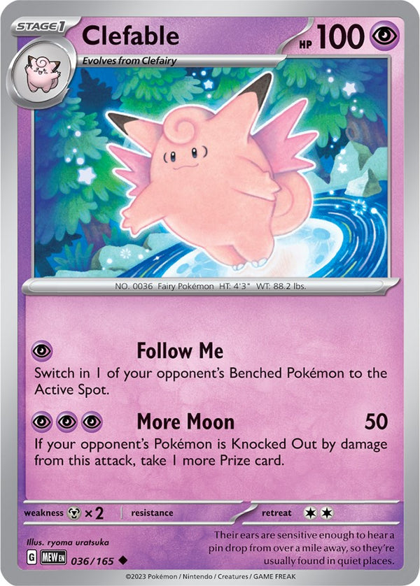 Clefable (036/165) [Scarlet & Violet 151]