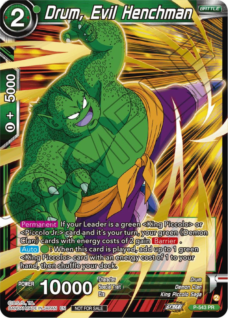 Drum, Evil Henchman (Championship Selection Pack 2023 Vol.3) (Holo) (P-543) [Tournament Promotion Cards]