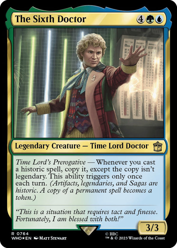 The Sixth Doctor (Surge Foil) [Doctor Who]