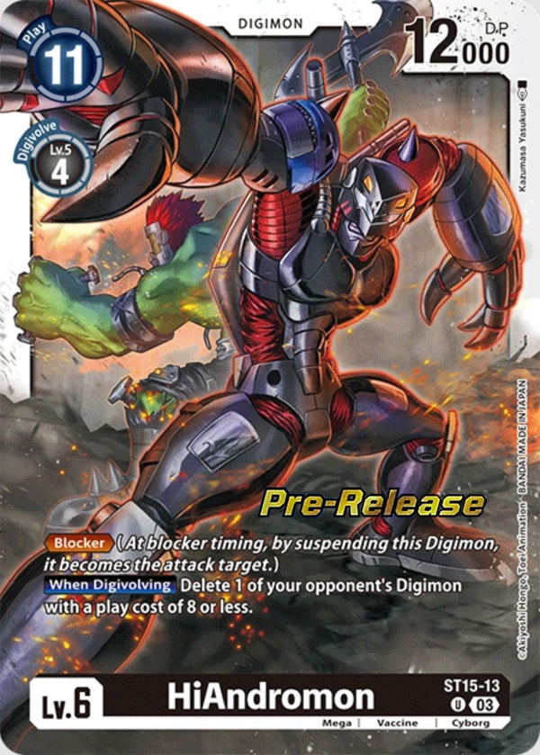 HiAndromon [ST15-13] [Starter Deck: Dragon of Courage Pre-Release Cards]