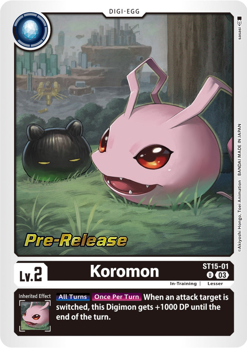 Koromon [ST15-01] [Starter Deck: Dragon of Courage Pre-Release Cards]