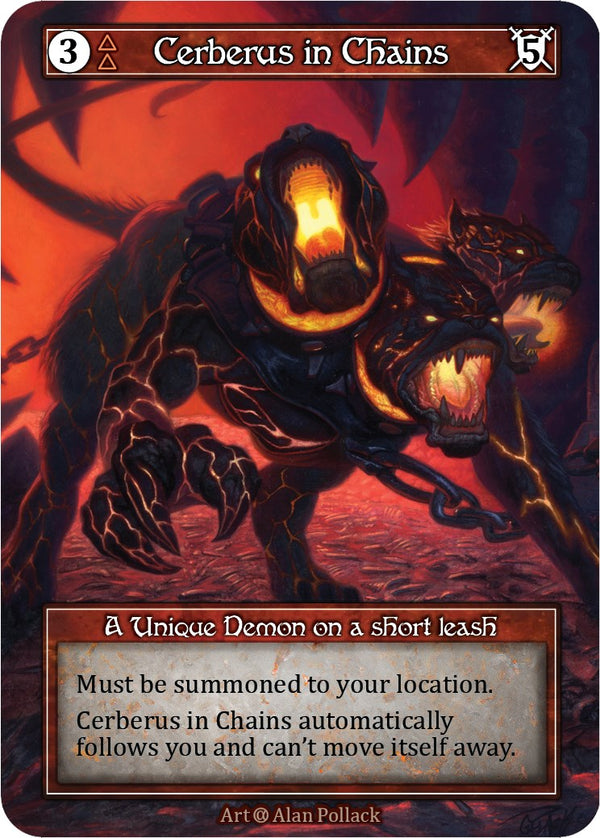 Cerberus in Chains (Foil) [Alpha]