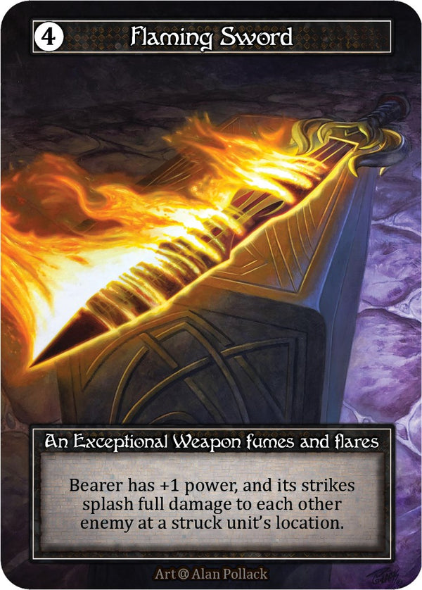 Flaming Sword (Foil) [Alpha]