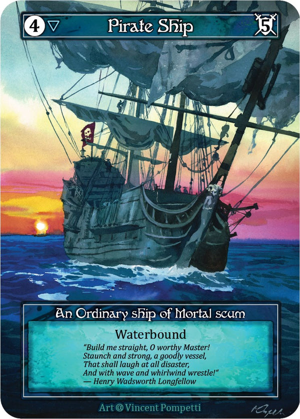 Pirate Ship (Foil) [Alpha]