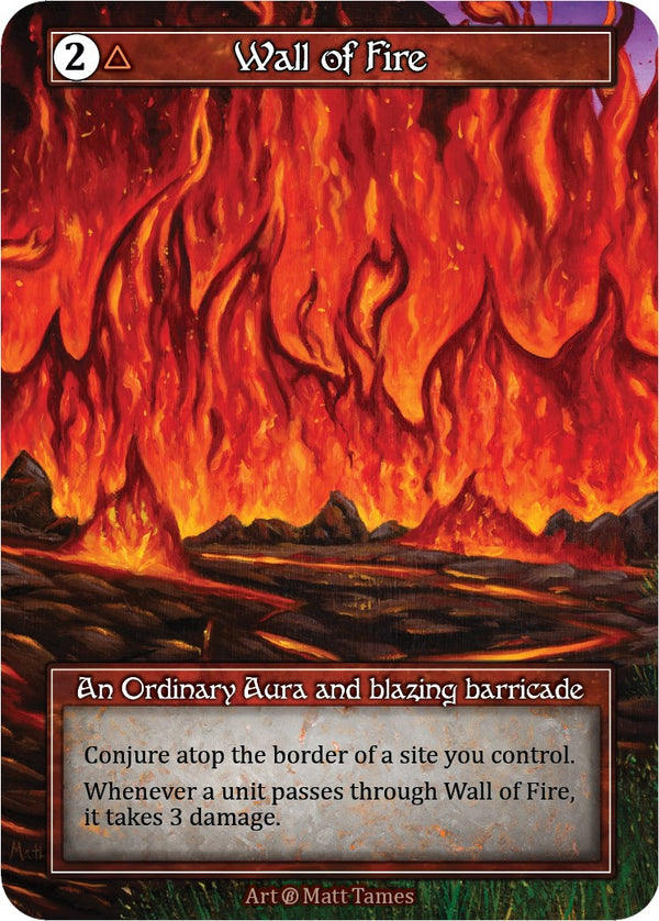 Wall of Fire (Foil) [Beta]