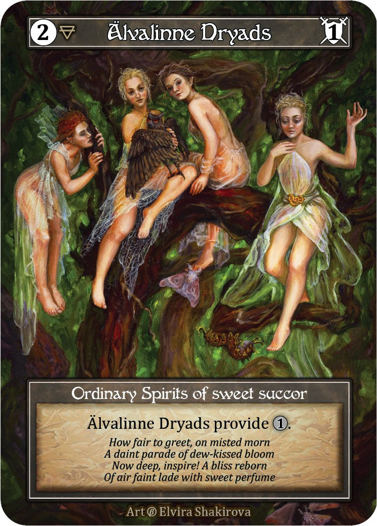 Alvalinne Dryads (Foil) [Beta]
