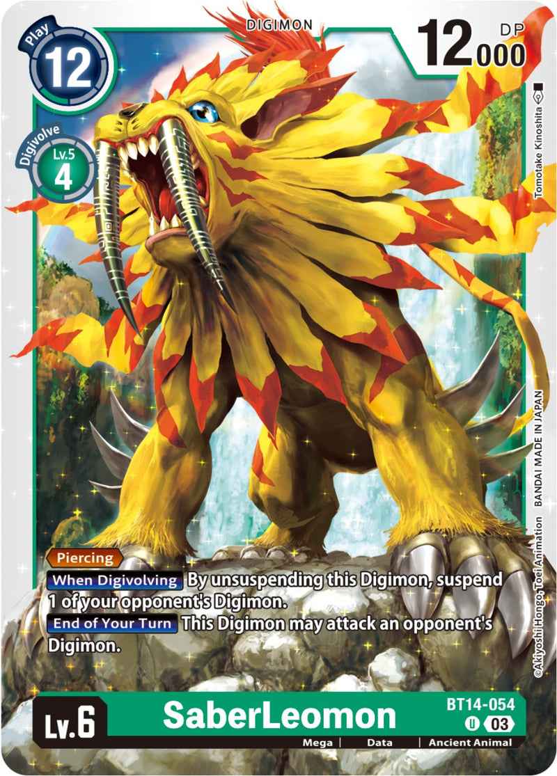 SaberLeomon [BT14-054] [Blast Ace]