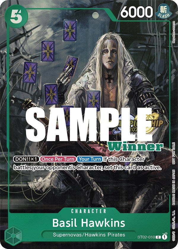 Basil Hawkins (CS 2023 Top Players Pack) [Winner] [One Piece Promotion Cards]