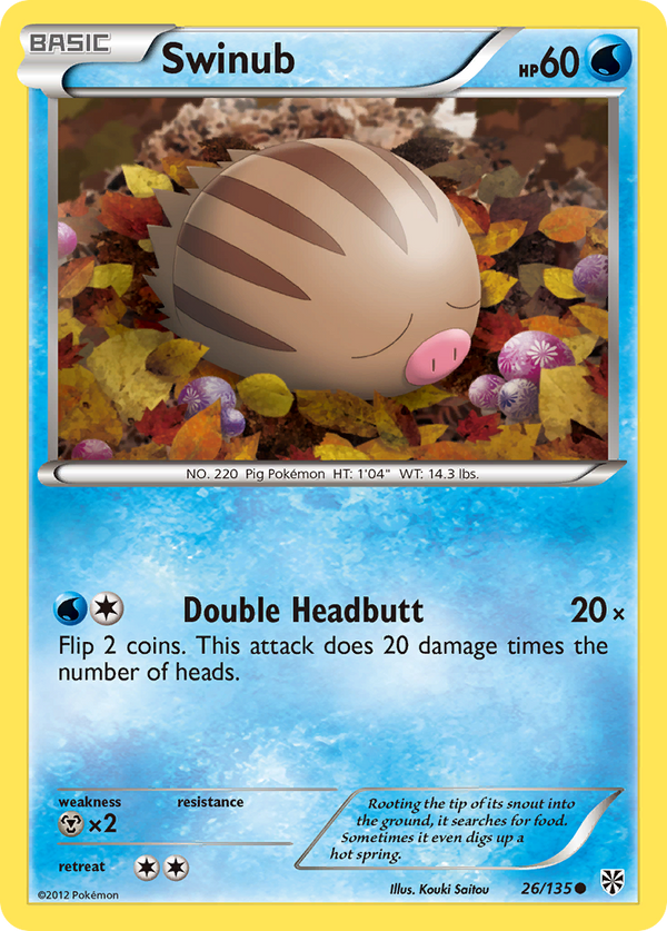 Swinub (26/135) [Black & White: Plasma Storm]