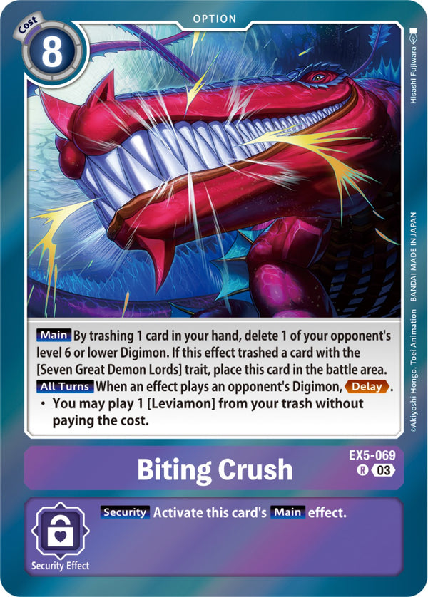 Biting Crush [EX5-069] [Animal Colosseum]