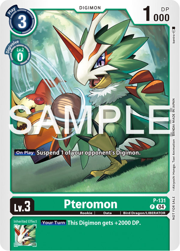 Pteromon [P-131] (Digimon Liberator Promotion Pack) [Promotional Cards]