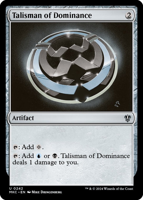 Talisman of Dominance [Murders at Karlov Manor Commander]