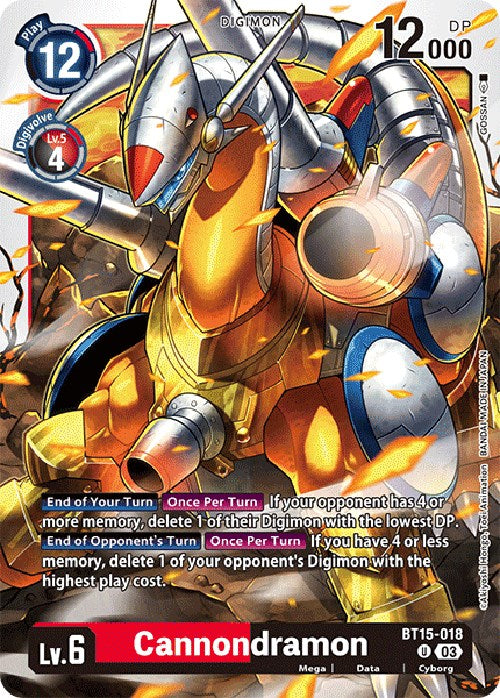 Cannondramon [BT15-018] [Exceed Apocalypse]