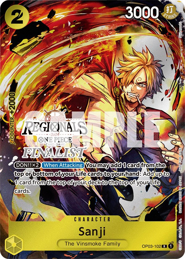 Sanji (Online Regional 2024) [Finalist] [One Piece Promotion Cards]