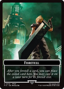 Foretell // Treasure Double-Sided Token [FINAL FANTASY Commander Tokens]