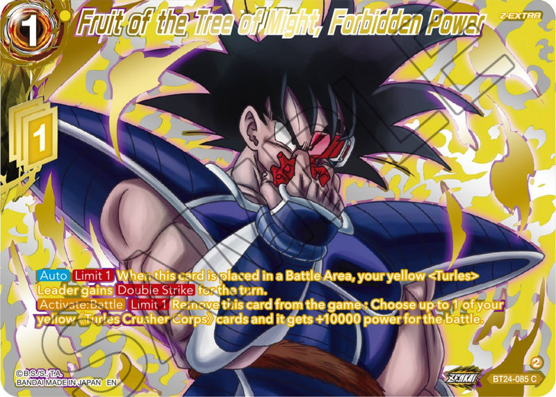 Fruit of the Tree of Might, Forbidden Power (Collector Booster) (BT24-085) [Beyond Generations]