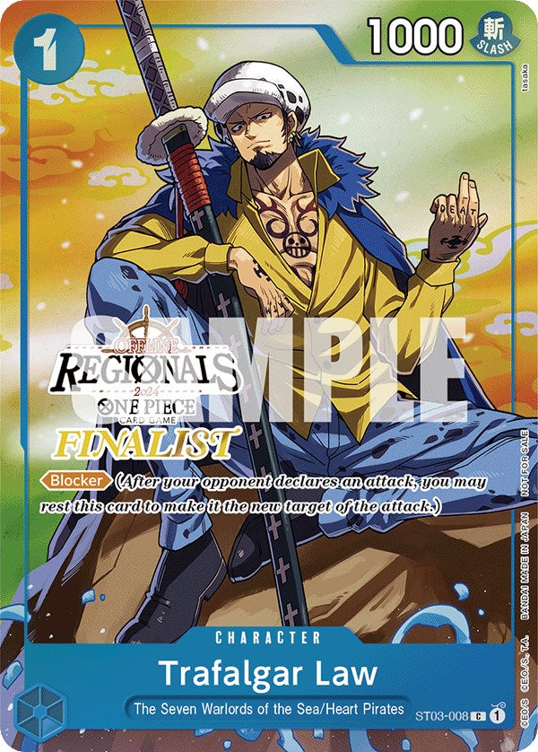 Trafalgar Law (Offline Regional 2024 Vol. 2) [Finalist] [One Piece Promotion Cards]