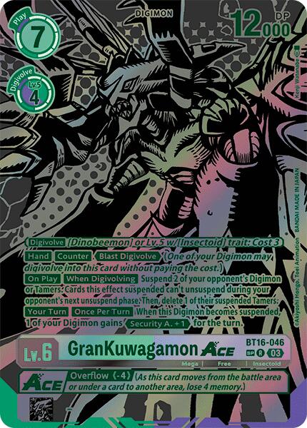 GranKuwagamon Ace [BT16-046] (Alternate Art) [Beginning Observer]