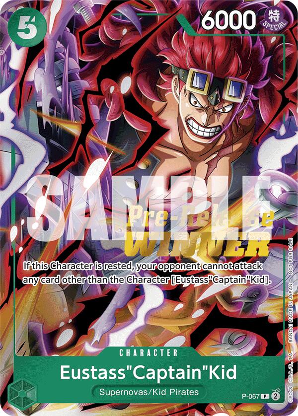 Eustass"Captain"Kid (OP-07 Pre-Release Tournament) [Winner] [One Piece Promotion Cards]