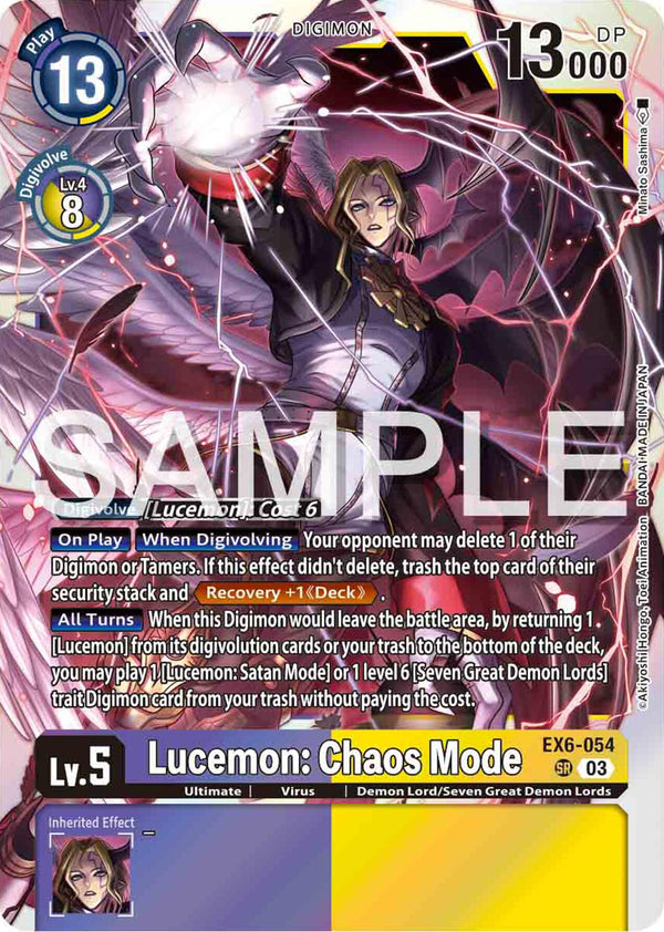 Lucemon: Chaos Mode [EX6-054] [Infernal Ascension]