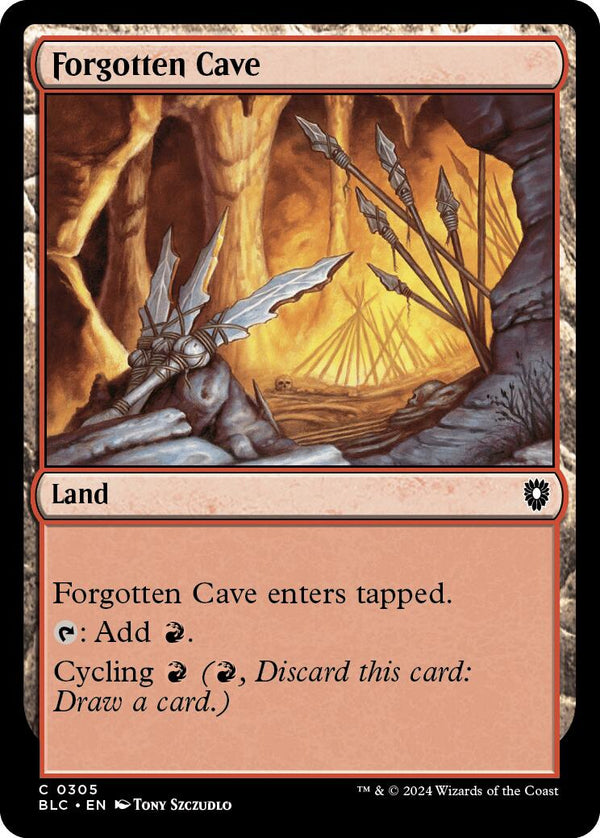 Forgotten Cave [Bloomburrow Commander]