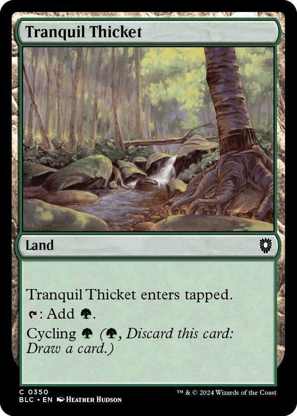 Tranquil Thicket [Bloomburrow Commander]