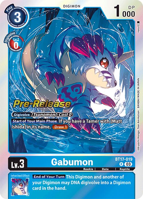 Gabumon [BT17-019] [Secret Crisis Pre-Release Cards]