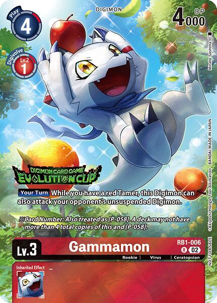 Gammamon [RB1-006] (2024 Evolution Cup) [Resurgence Booster]