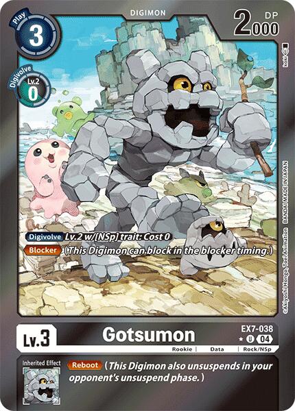 Gotsumon [EX7-038] (Foil) [Digimon LIBERATOR]