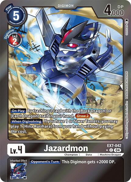 Jazardmon [EX7-042] (Foil) [Digimon LIBERATOR]