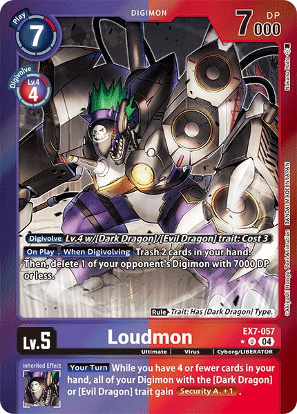 Loudmon [EX7-057] (Foil) [Digimon LIBERATOR]