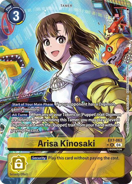 Arisa Kinosaki [EX7-063] (Alternate Art) [Digimon LIBERATOR]