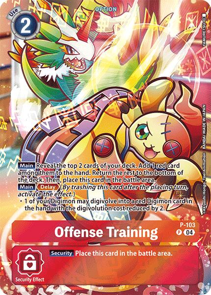 Offense Training [P-103] (Starter Deck 19 Exclusive) [Starter Deck: Fable Waltz Promos]